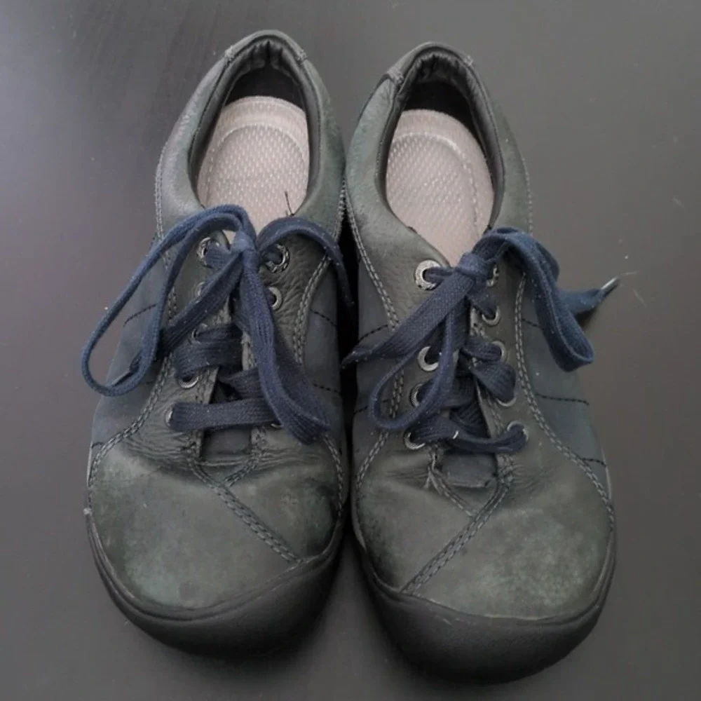KEEN Women's Presidio Hiking Shoe Black Steel Grey Blue US 8.5‎ | EU 39